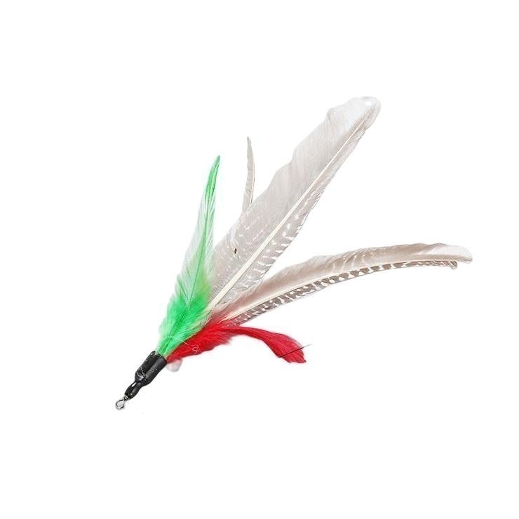 台灣現貨 🥤 逗貓棒 替換頭 逗貓杆 可三節伸縮 多種造型選擇花樣多 逗貓桿 羽毛玩具 貓玩具 吊貓棒 伸縮逗貓棒-細節圖3