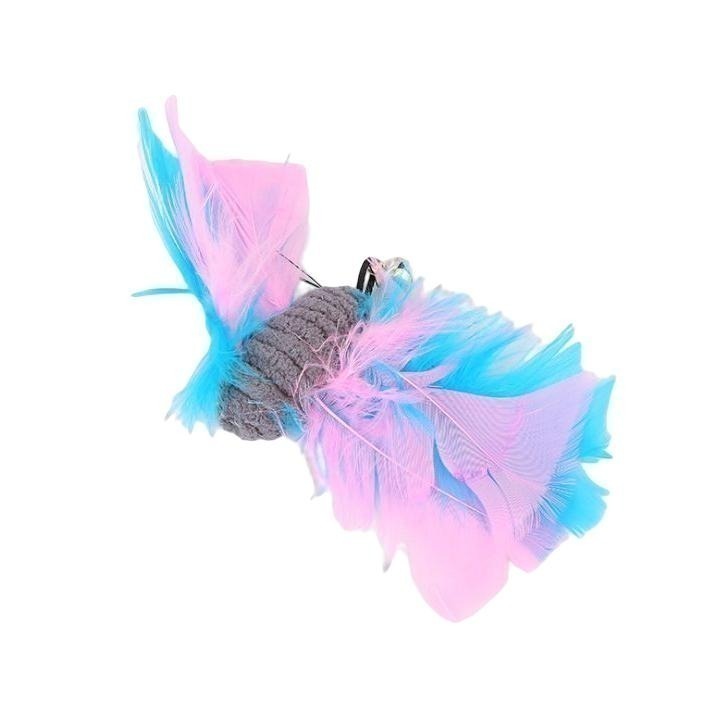 台灣現貨 🥤 逗貓棒 替換頭 逗貓杆 可三節伸縮 多種造型選擇花樣多 逗貓桿 羽毛玩具 貓玩具 吊貓棒 伸縮逗貓棒-細節圖6