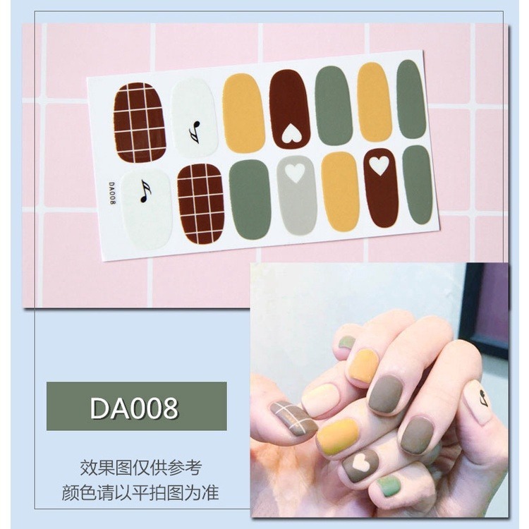 可剝式 ♠️ 指甲貼 美甲貼 ♠️ 挫刀 美甲貼紙 指甲彩繪 環保防水 持久貼紙 假指甲貼片 指甲貼片 光療美甲貼-細節圖8