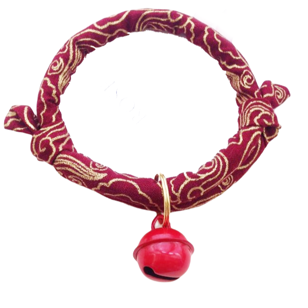 日系 和風項圈 🎏 貓項圈 脖圈鈴鐺 項圈 裝飾項圈 防走失 寵物飾品 和風  鈴噹項圈 寵物項圈 貓 小狗-規格圖1