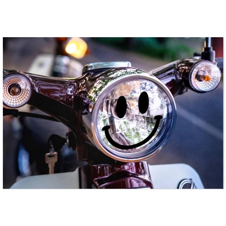 表情貼紙 🛵 大燈改裝貼 🛵 車燈裝飾貼 🛵 笑臉表情大燈 🛵 貼紙 FIDDLE4 嘉陵Coco 表情 車燈-細節圖4