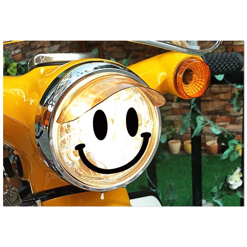 表情貼紙 🛵 大燈改裝貼 🛵 車燈裝飾貼 🛵 笑臉表情大燈 🛵 貼紙 FIDDLE4 嘉陵Coco 表情 車燈-細節圖7