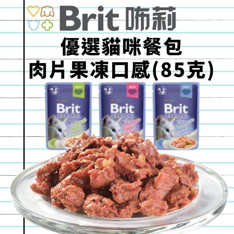 咘莉 BRIT 💖 優選貓咪餐包 💖 100G 85G 濕食 果凍餐包 成貓 幼貓 絕育貓 寵物食品 肉塊餐包-細節圖4