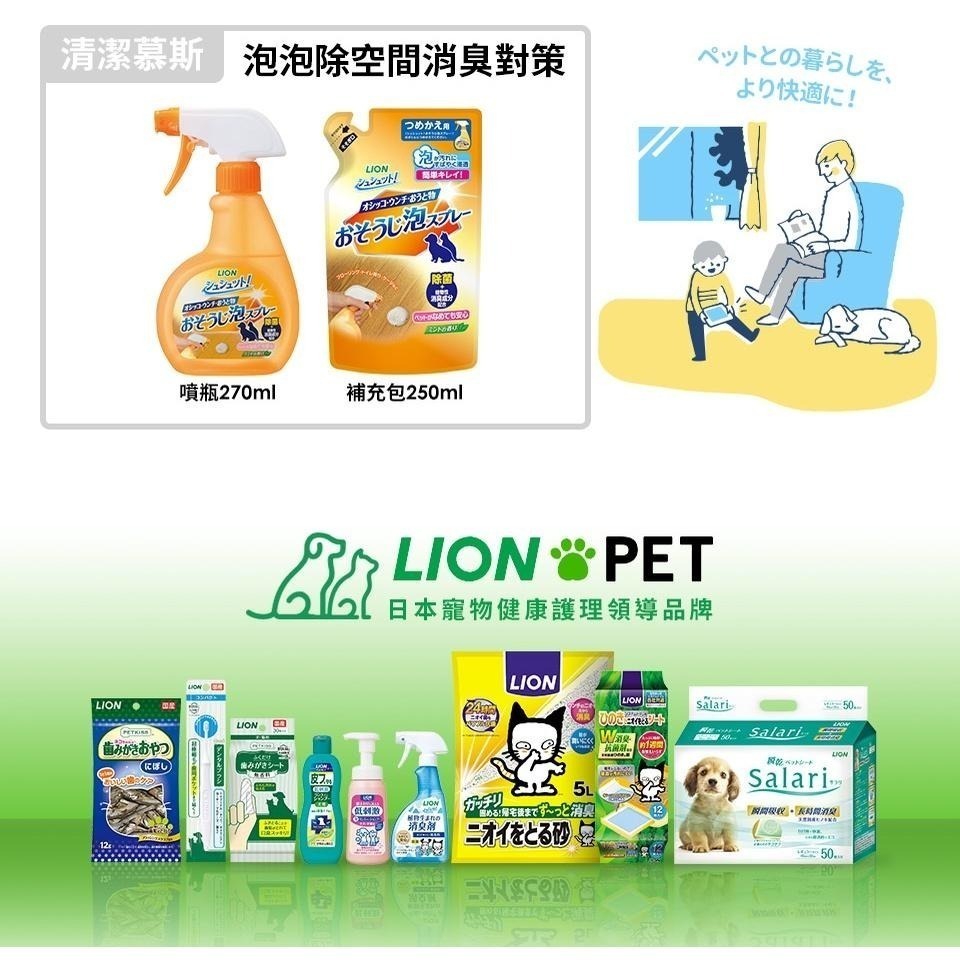 日本 😁 LION 獅王 😁 泡泡除 臭臭除 異味消臭噴劑 空間臭臭除 無香味 薄荷香-細節圖4