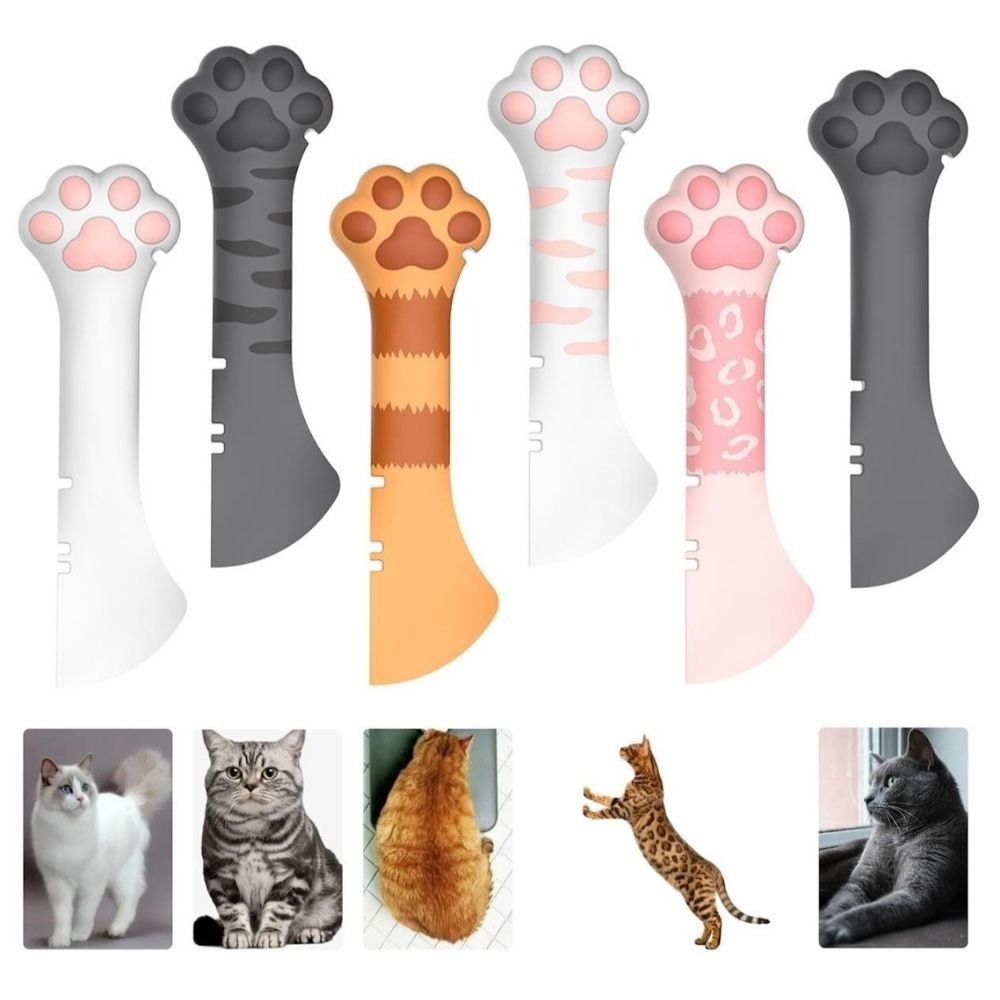 貓爪開罐器 罐頭神器 貓掌開罐罐頭 貓掌開罐勺 多功能開罐器 寵物 飼料開罐器 開罐器 開罐勺 餵食攪拌勺 罐頭勺-細節圖3