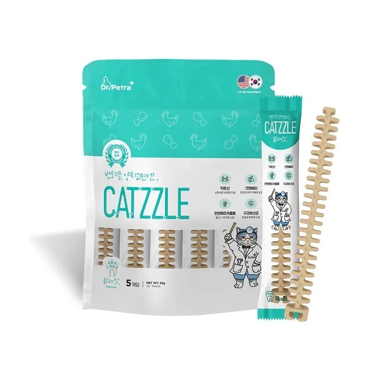 Dr. Petra 沛特拉醫生 貓咪潔牙棒 貓咪潔牙餅 3D造型設計 拼接真有趣 口腔健康-細節圖5