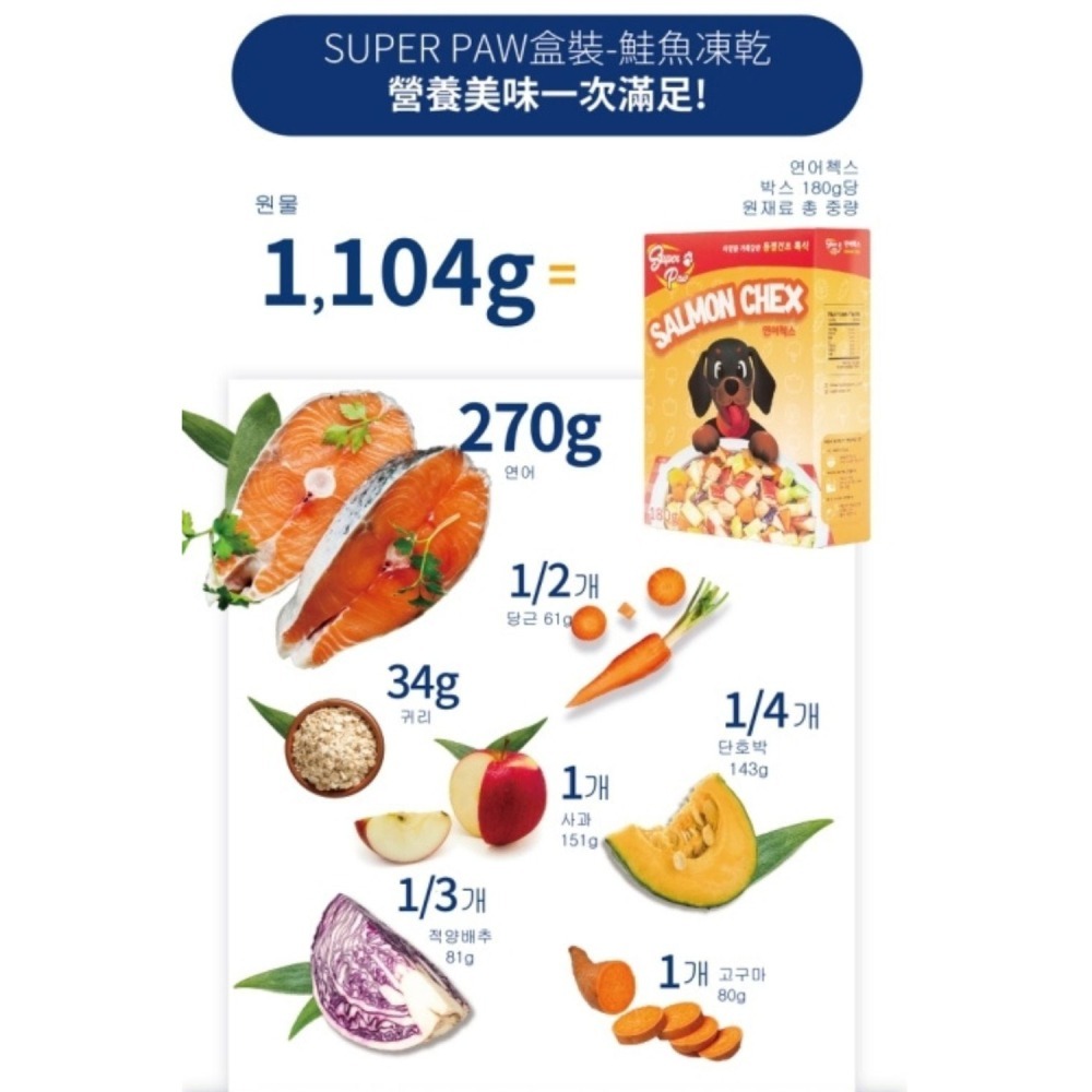super paw 韓國人氣品牌 superpaw 犬貓凍乾 原肉製成 主子最愛 美味又安心 貓零食 狗零食-細節圖3