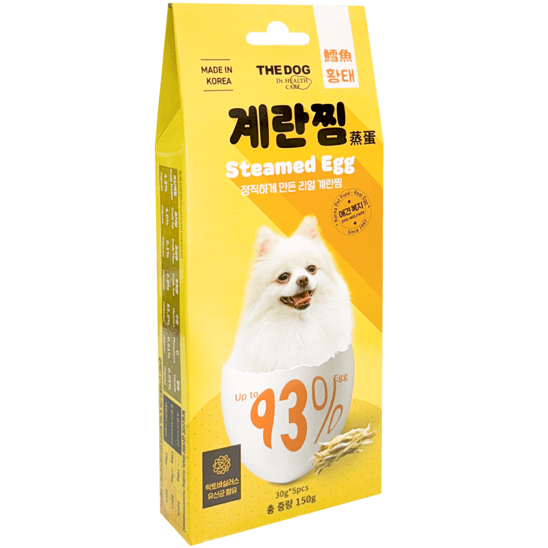 THE DOG 狗狗新鮮蒸蛋條 紅蘿蔔 起司 椰子15g 韓國 狗餅乾 狗零食 狗點心 狗狗零食 寵物食品 寵物零食-規格圖11