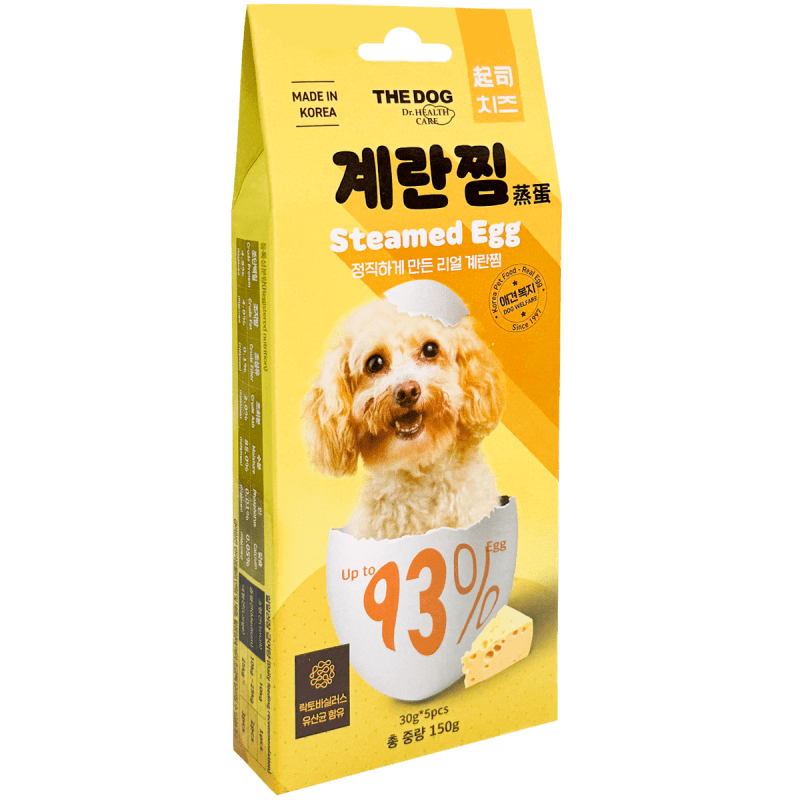 THE DOG 狗狗新鮮蒸蛋條 紅蘿蔔 起司 椰子15g 韓國 狗餅乾 狗零食 狗點心 狗狗零食 寵物食品 寵物零食-規格圖11