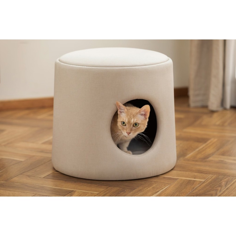 IRIS 爆品 寵物窩 木質天板寵物窩 居家座椅式翻轉窩-細節圖7