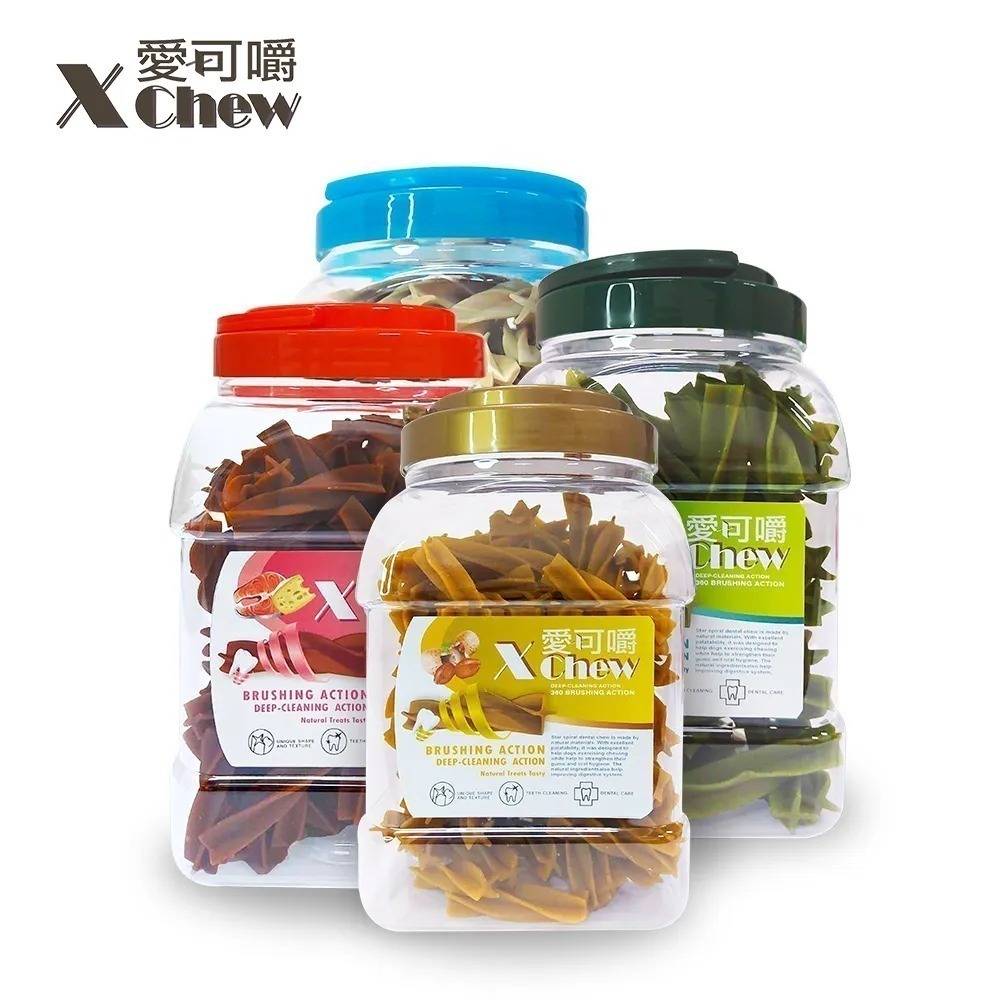 MIT 愛可嚼 X型潔牙棒 潔牙骨 700g 桶裝潔牙骨 狗零食 狗潔牙骨 四星潔牙骨-細節圖6