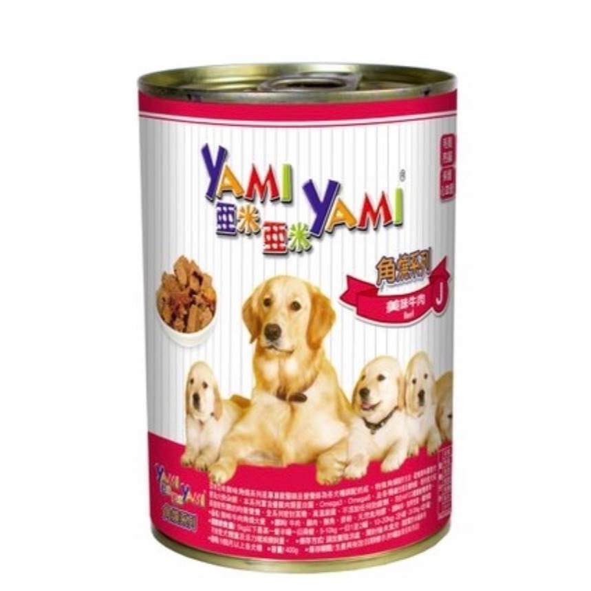 亞米亞米 YAMI 亞米 羅浮大餐 角燒 犬罐頭 狗罐頭 400g 狗狗罐頭 經濟實惠好吃大罐-細節圖9