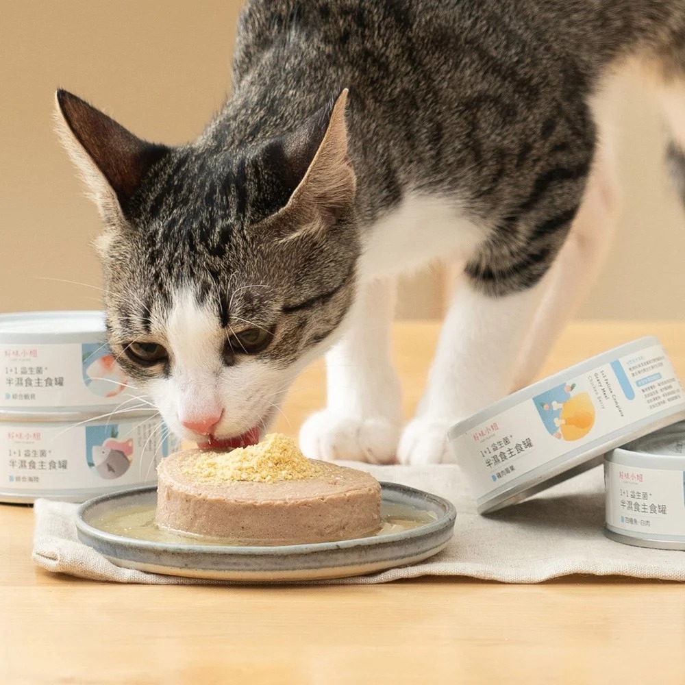 好味小姐 半溼食主食罐 貓罐頭 貓罐 主食貓罐 濕食 貓餐罐 80G-細節圖3