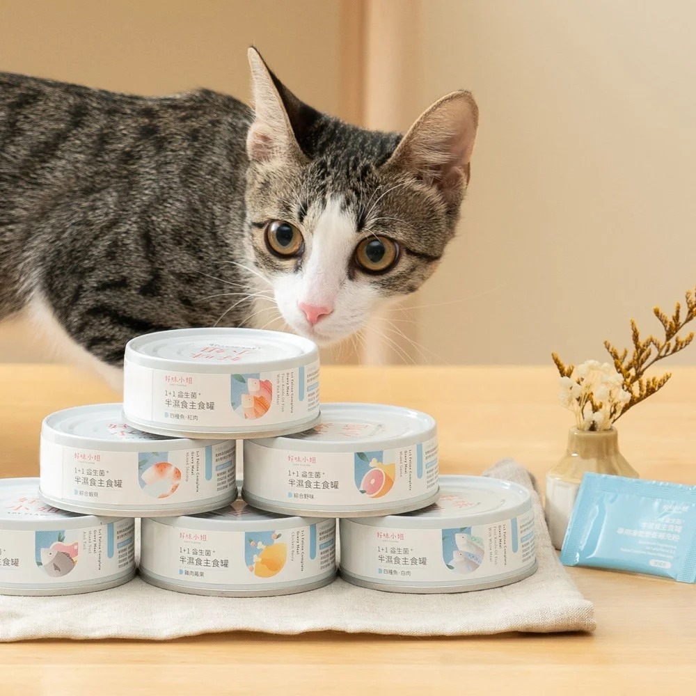 好味小姐 半溼食主食罐 貓罐頭 貓罐 主食貓罐 濕食 貓餐罐 80G-細節圖4