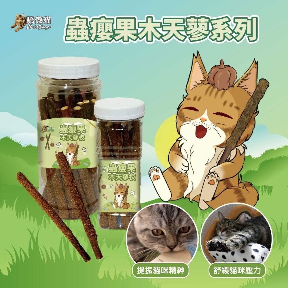 Cat Glory 驕傲貓 貓用 磨牙 輔助訓練 貓薄荷 木天蓼 蟲癭果 紓壓 安定情緒-細節圖6