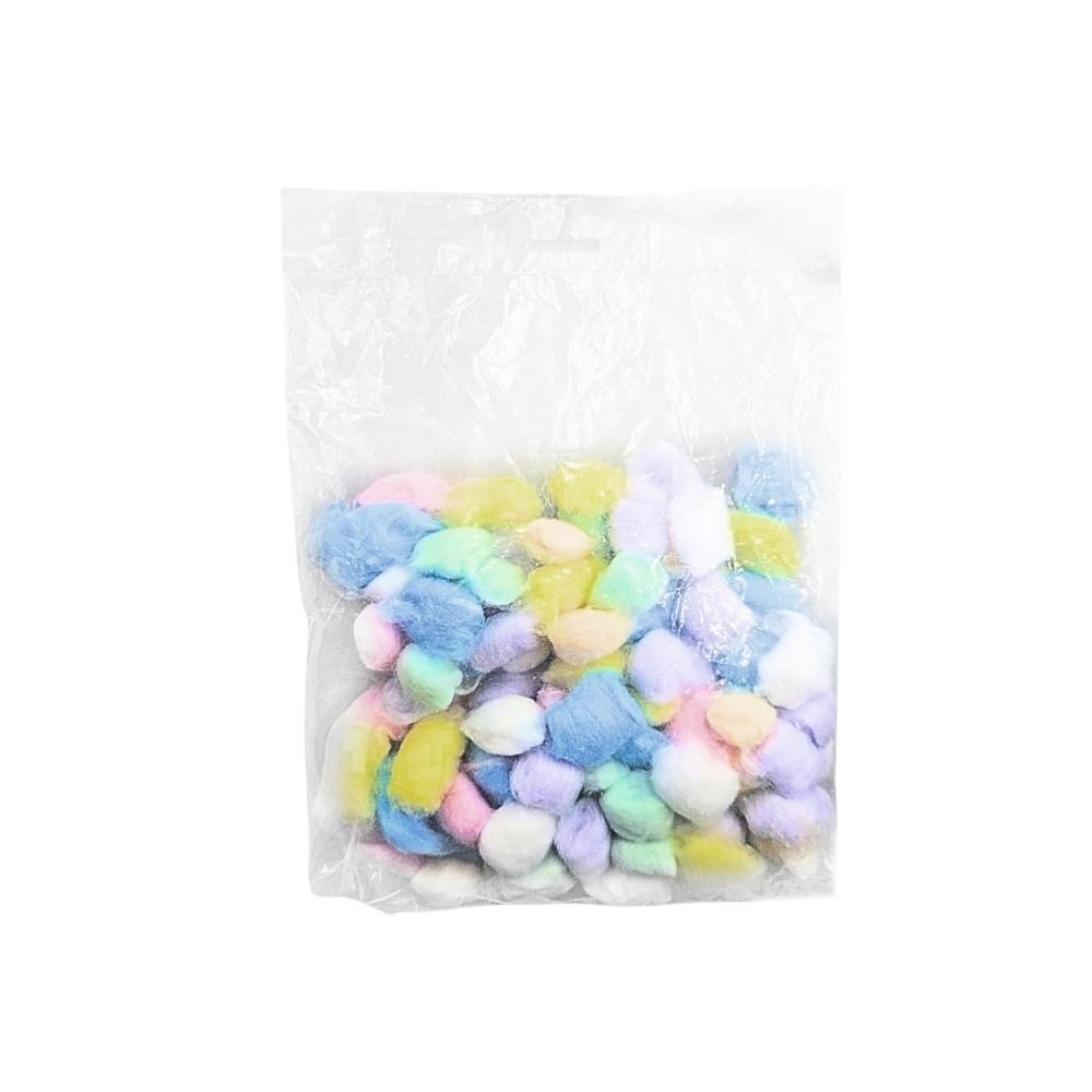 倉鼠 鼠鼠棉球 彩虹棉球 倉鼠棉花 倉鼠綿紙 倉鼠墊料 倉鼠棉花 倉鼠保暖 黃金鼠 三線鼠-細節圖4