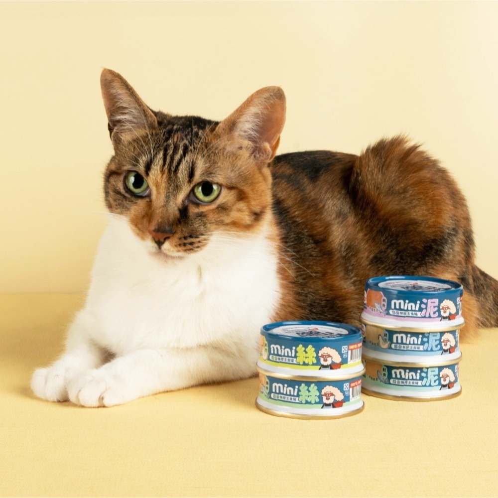 Heromama 貓用 無膠 迷你主食罐 55g 專為小鳥胃打造 多種口感 補水罐 奶糕肉泥 肉絲 雞肉 鮭魚 鮪魚-細節圖7