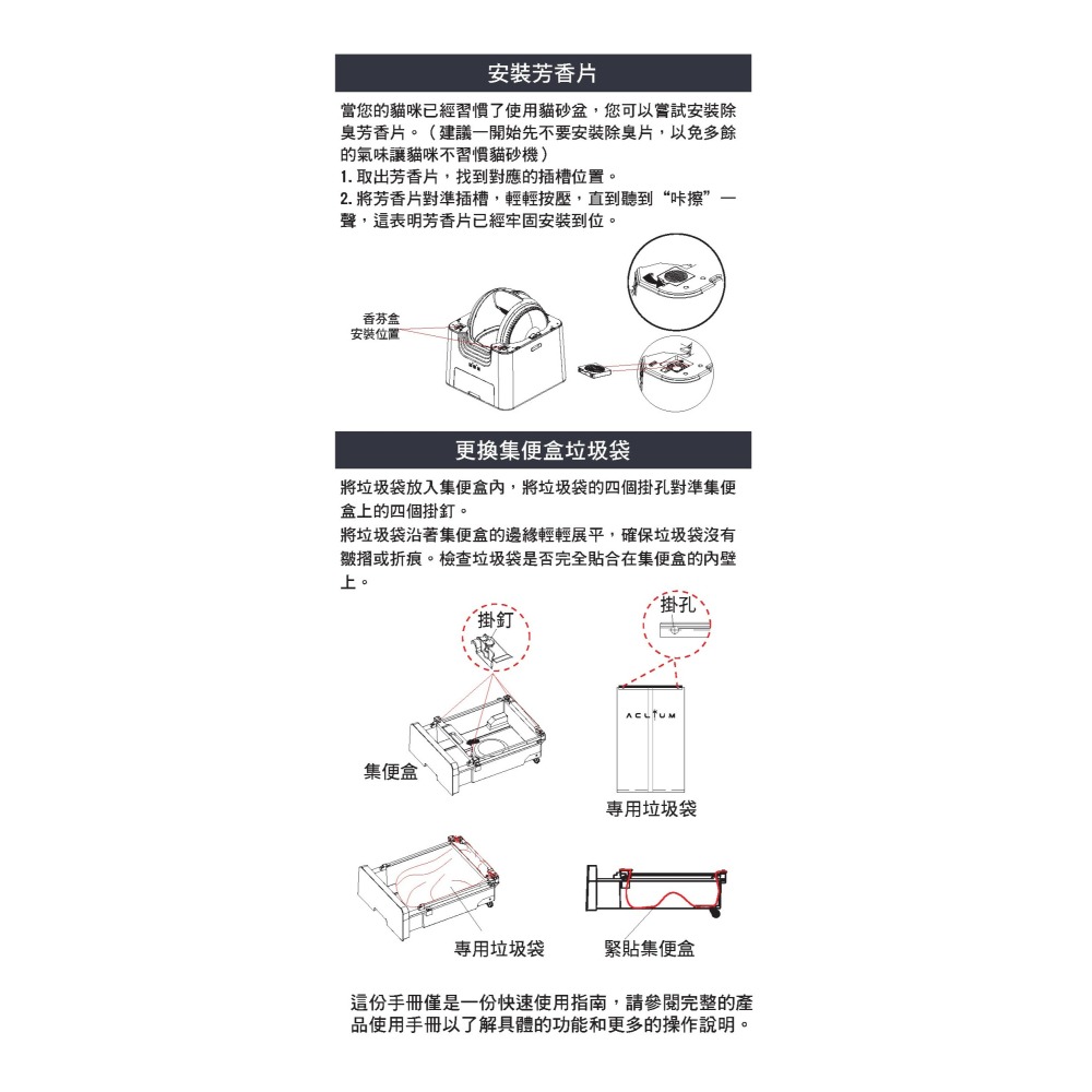 Aclium 艾克樂 Hello Kitty 全自動貓砂機 專用垃圾袋 AC-580 艾克樂貓砂機垃圾袋-細節圖5