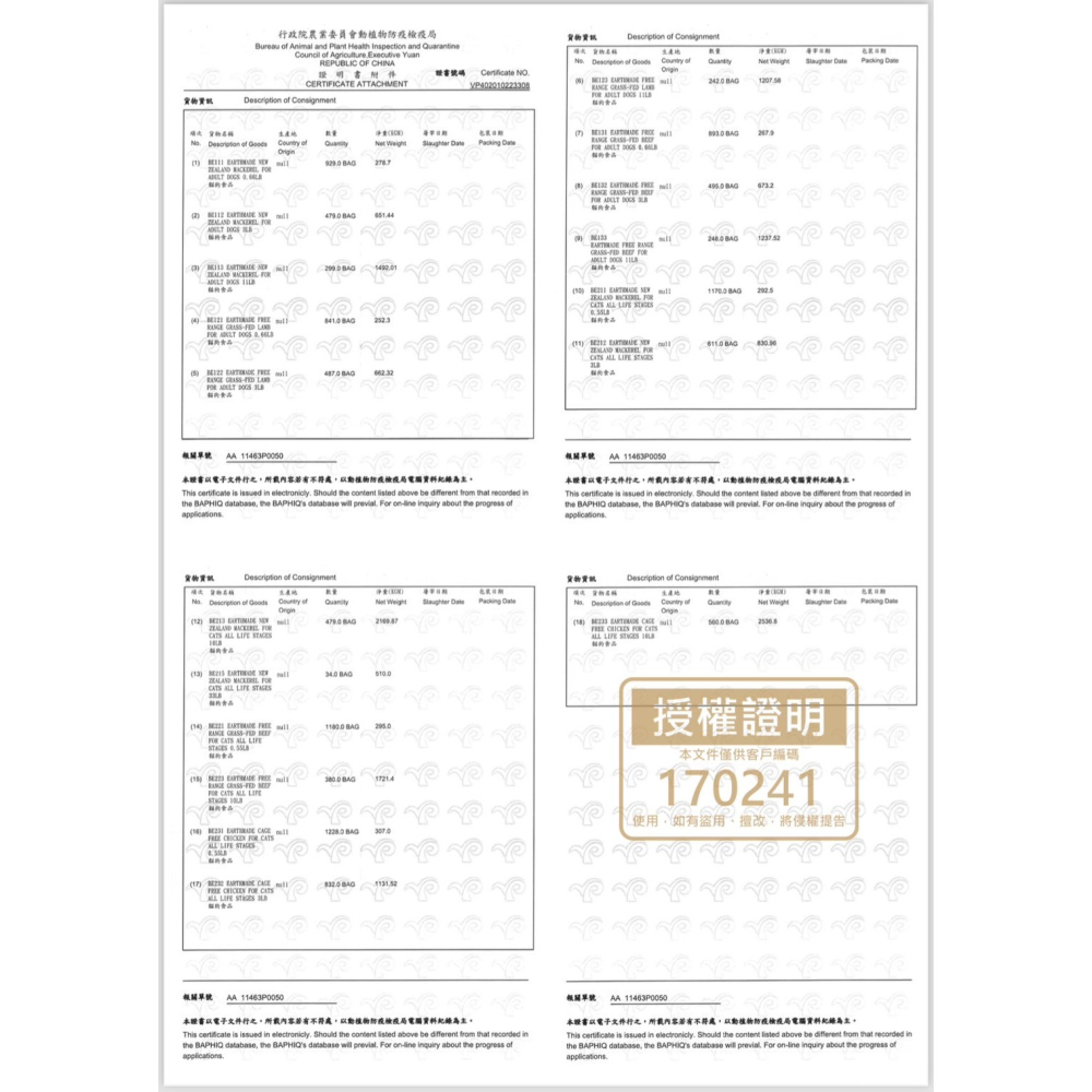 本牧 boneve 乾糧 大包裝 earthmade 紐西蘭 貓飼料 狗飼料 人道飼育雞 鯖魚 草飼牛 草飼羊-細節圖9