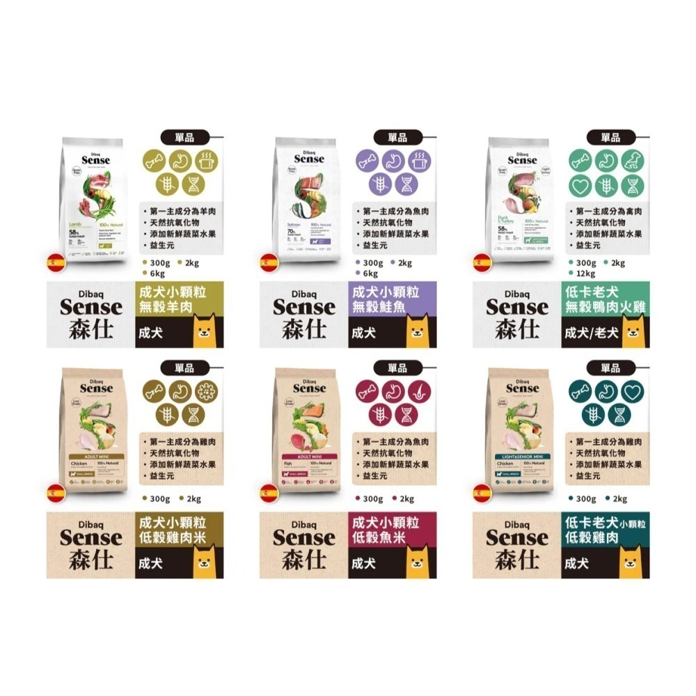 森仕 Sense 貓飼料 狗飼料 全齡各階段 西班牙製 狗糧 貓糧 1.5KG 2KG-細節圖2