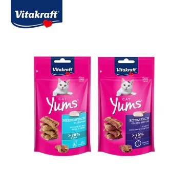 德國 Vita 貓肉條 魚香堡 貓點心 貓零食 OMEGA3 Vitakraft 鳟魚 鮭魚 鱈魚 青鱈 鰈魚 黑鱈-細節圖2