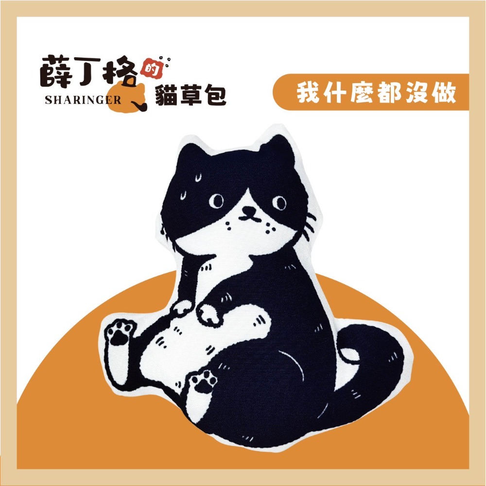 薛丁格的貓草包 ｜ 貓薄荷抱枕 ｜ 台灣製 ｜ 咬咬踢踢 磨牙 紓壓 可愛-規格圖6