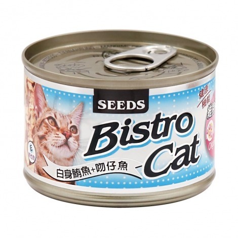 SEEDS 惜時 大銀貓罐 BISTRO PLUS 特級銀貓 鮪魚底 170G 貓罐頭 大銀罐 副食罐 大銀貓罐-細節圖4