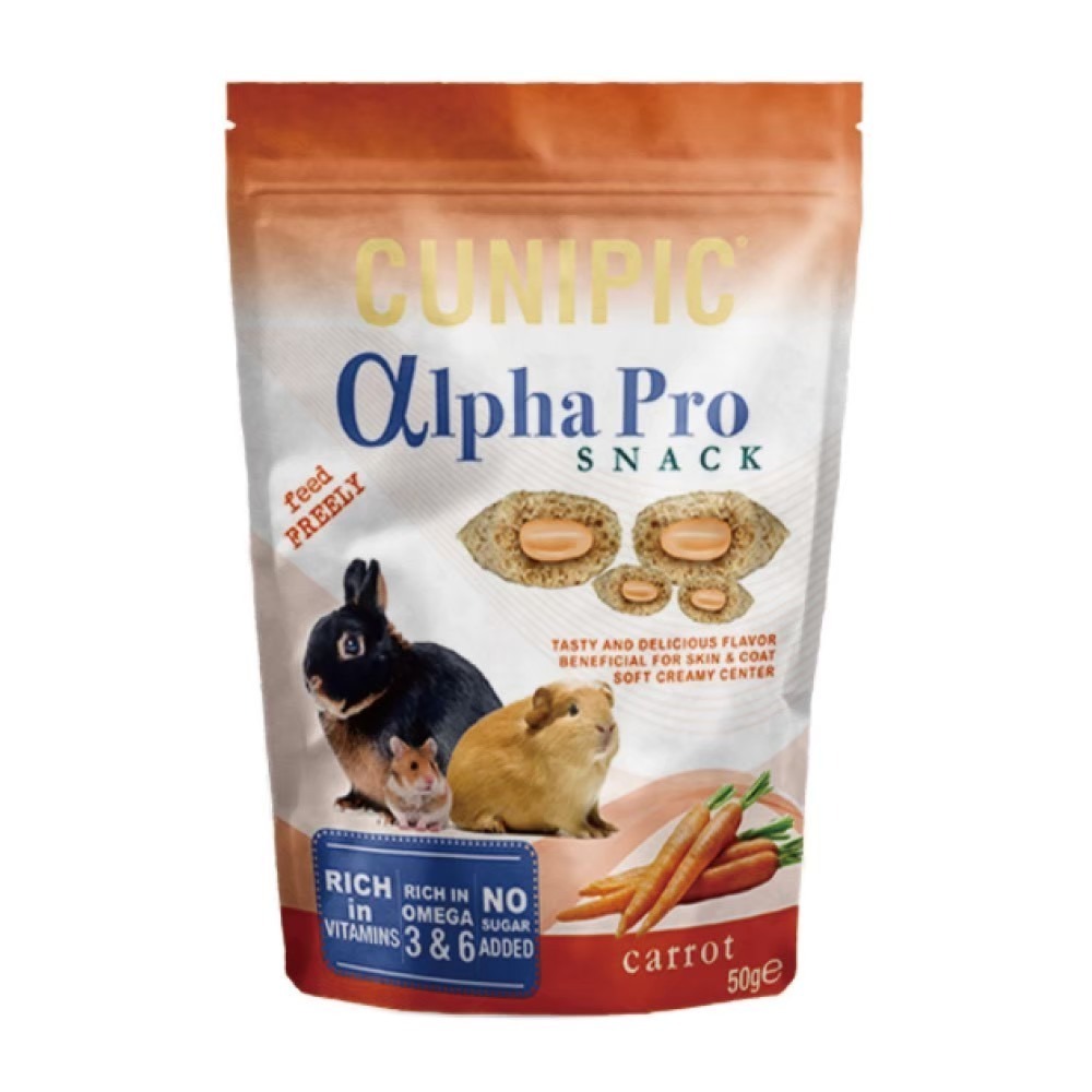 CUNIPIC 小動物 化毛餡餅 兔 倉鼠 天竺鼠 龍貓零食 小動物零食 50g-細節圖3