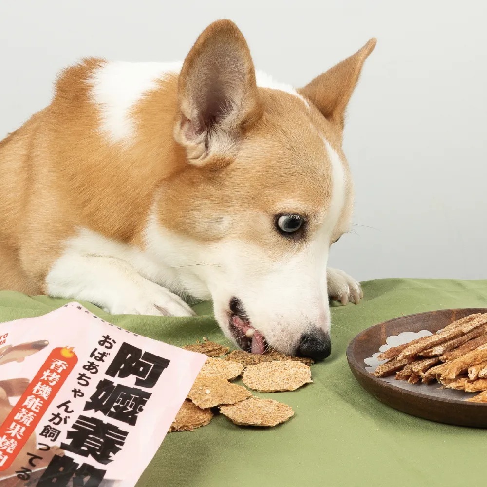 HeroMama 阿嬤養的 犬零食 香烤機能蔬果燒肉 80g 機能零食 機能點心 高適口性 狗狗零食 獎勵零食-細節圖3