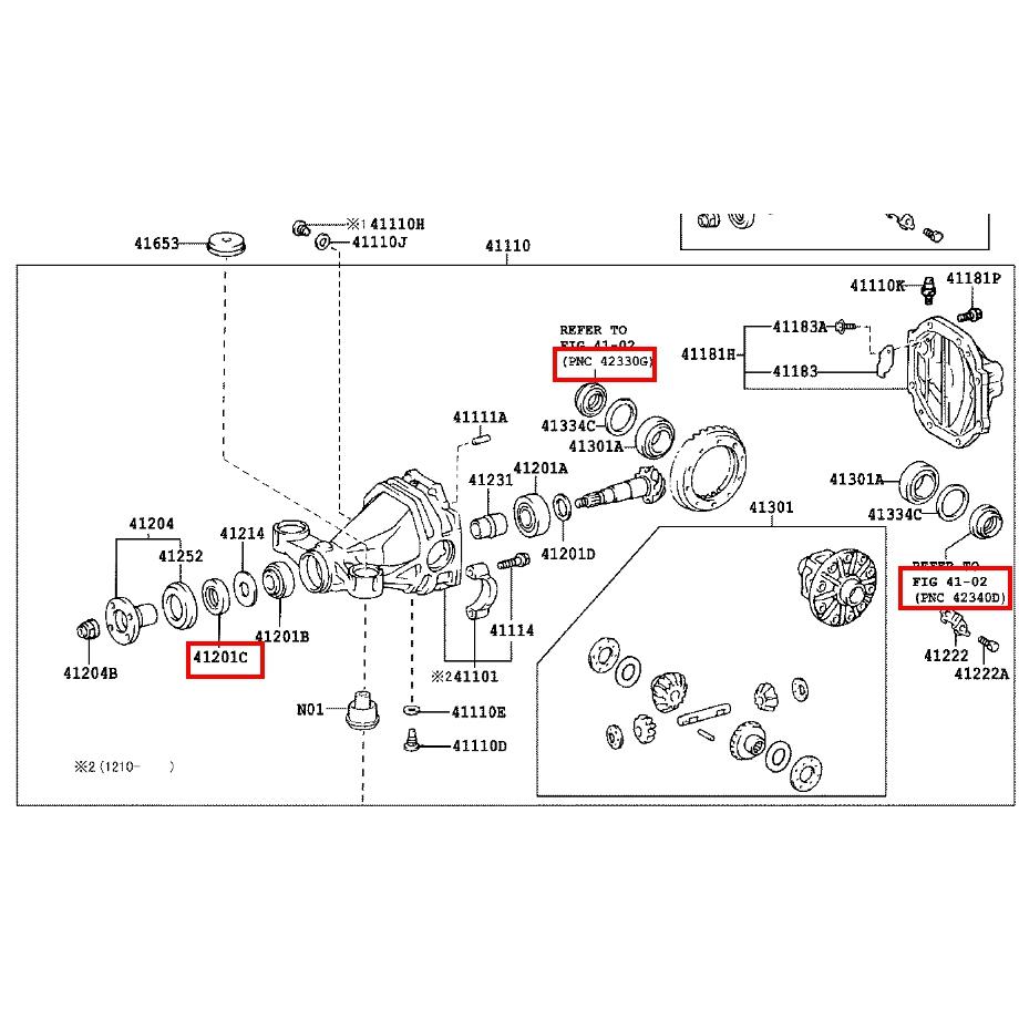 ※鴻晉汽材※LEXUS IS250 05-12 差速器油封 差速油封 傳動軸油封 油封 正廠件!!-細節圖2