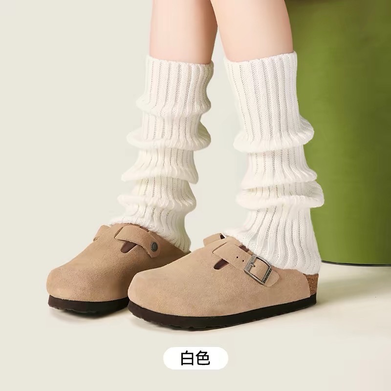 寶娜斯BONAS❤️襪套 泡泡襪 秋冬保暖針織中統 雪地靴雪套 堆堆襪 光腿神器褲襪搭配襪套 腿套-規格圖5