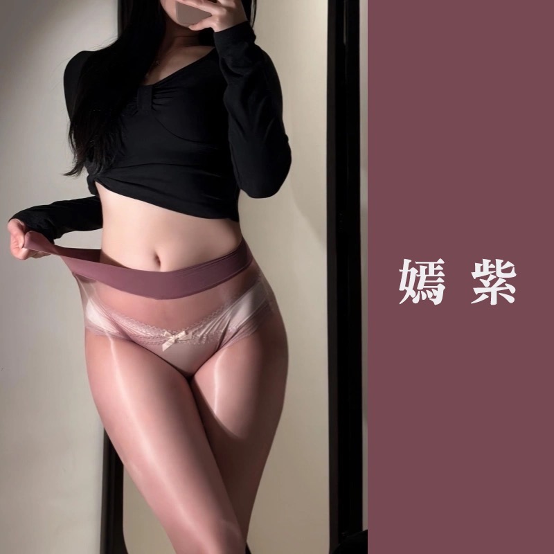 珞櫻品🖤 最新3D 極光640針 窄腰邊 無縫襠 深襠 超薄 隱形絲襪 油光 透膚絲襪 絲滑 8542 巧克力色 偽娘-規格圖9