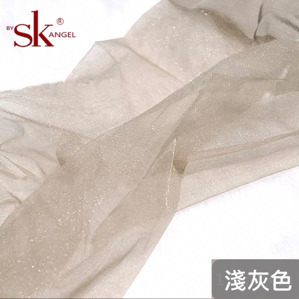 SK高端系列💜 珠光星空絲襪 8D 超薄款性感黑絲防勾絲 高透美膚 單面加襠 SK angel 閃光絲 S8067-規格圖9