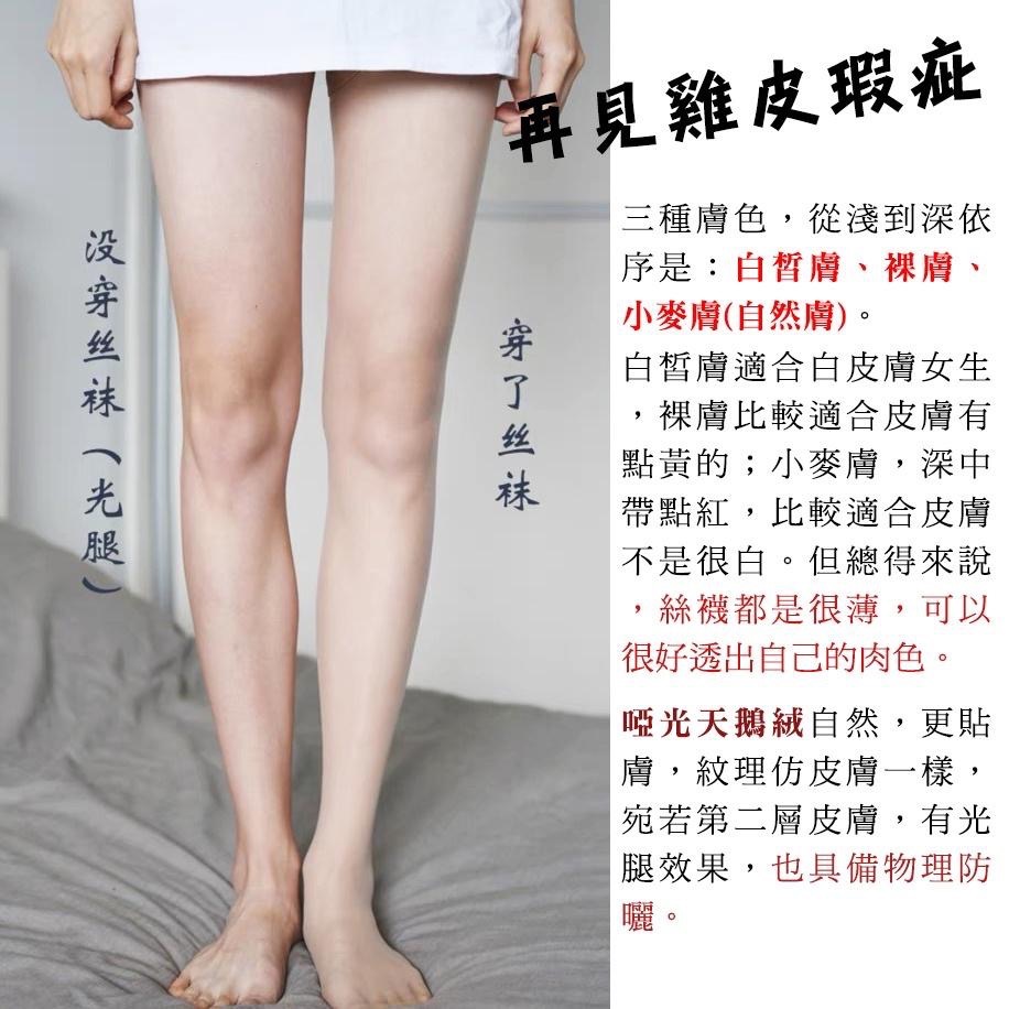 無限回購 🔴抗UV日系奈緒啞光絲襪 5D萊卡 透膚絲襪 美膚防曬遮瑕光腿 黑色膚色絲襪 抗uv 偽娘 覓橘 透明無痕-細節圖4