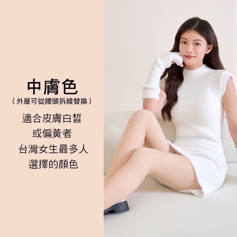 傲寒光腿神器💛 最新720針 升級加絨加厚裸色褲襪 小紅書 覓橘 茉尋 假透膚 秋冬連褲襪-規格圖9
