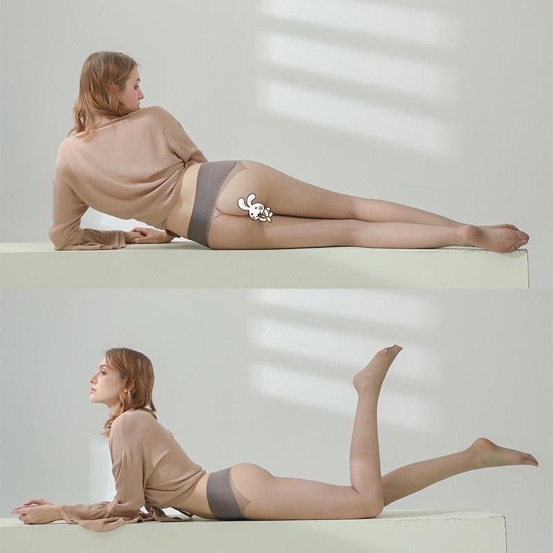 大牌平替🩷3D透膚絲襪360無痕開襠 透膚黑絲襪 超薄絲襪膚色絲襪黑色絲襪空姐咖啡色免脱性感情趣 偽娘男性-細節圖6