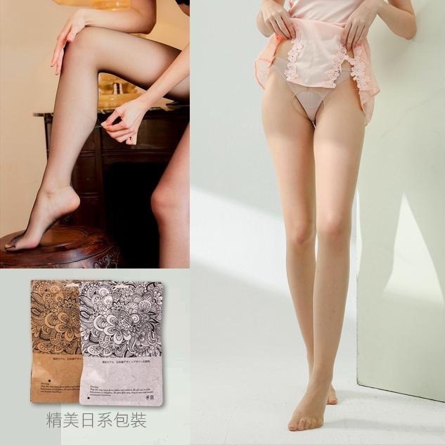 闆娘推薦🩷0D 一線襠開襠 帶腿型 腳型 全透明超薄隱形絲襪超薄  全透明超透膚絲襪 偽娘男生絲襪性感免脫-細節圖7