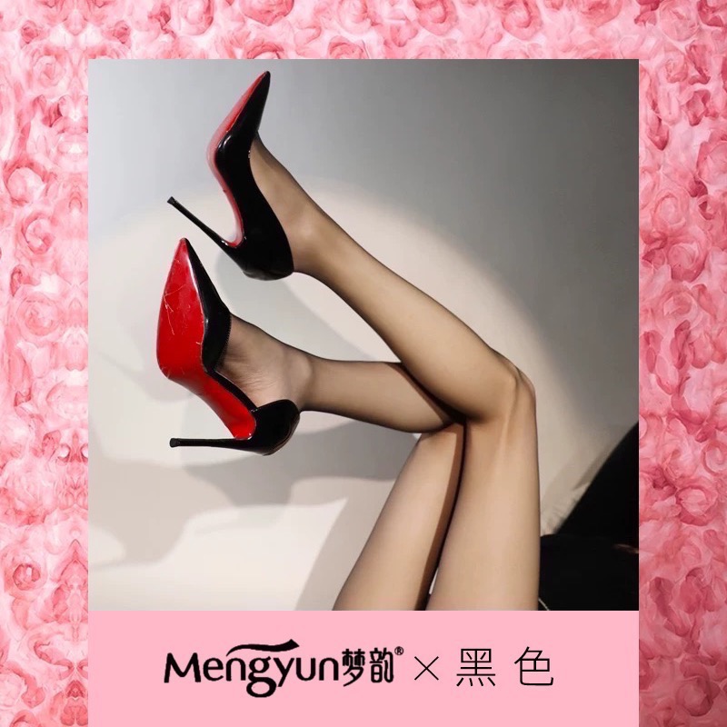 夢韵新款🌸0D超透 夏季T襠 性感無痕 冰肌系列 透膚絲襪 隱形絲襪 耐勾絲 黑絲 美膚遮瑕-規格圖9