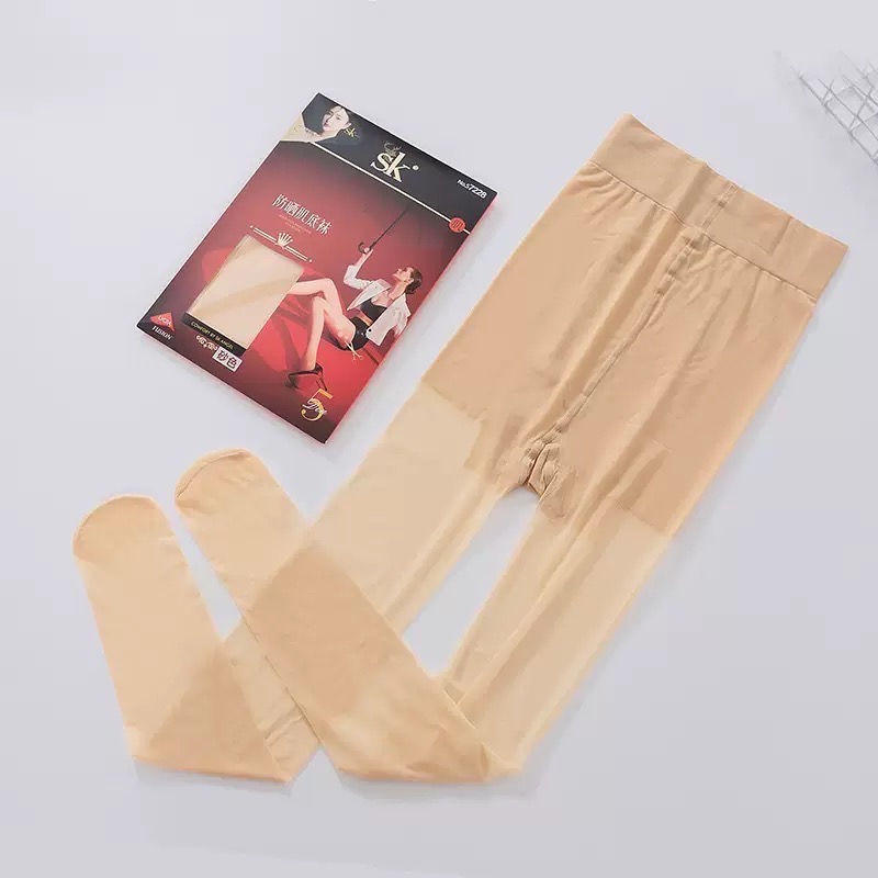 獨家新款 💜 SK 抗UV絲襪 5D防曬肌底襪 萊卡 單面加襠 天鵝絨 遮瑕啞光 透膚絲襪 S7228 耐勾 黑絲-規格圖9