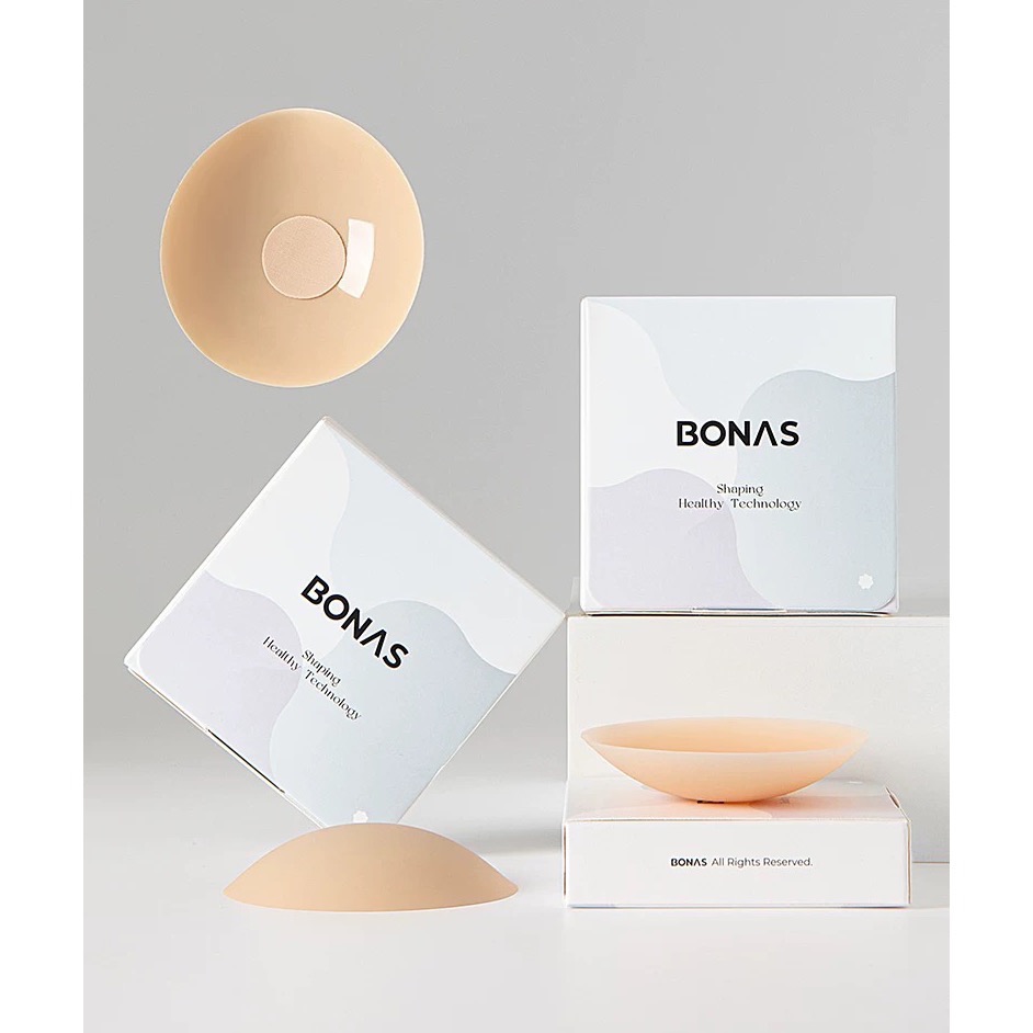 寶娜斯「融膚」無痕胸貼 ❤️ 粉底柔面 隱形胸貼 矽膠胸貼 透氣黏度高 泳裝禮服夏季穿搭必備-細節圖11