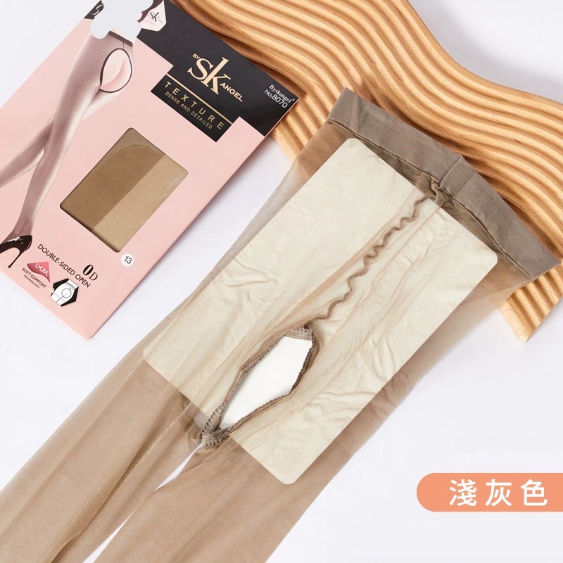 SK經典開襠 💜 0D一線襠開襠 中高腰 9色可選 高彈性透膚絲襪 絲滑 綾淶覓 sk絲襪 sk angel-規格圖9