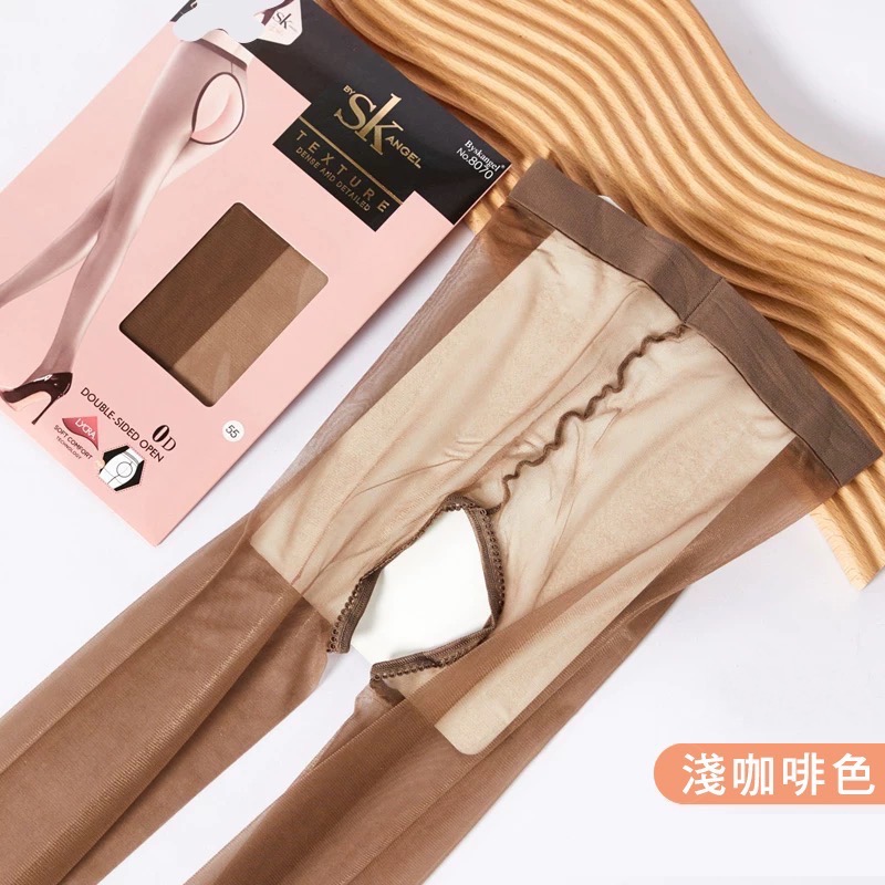SK經典開襠 💜 0D一線襠開襠 中高腰 9色可選 高彈性透膚絲襪 絲滑 綾淶覓 sk絲襪 sk angel-規格圖9