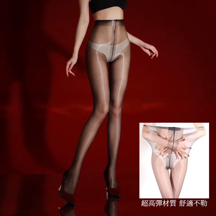 珞櫻 大碼 💜 3D T襠極光絲襪 8557 高個子絲襪 絲滑油亮絲襪 透膚 偽娘 極光絲襪-細節圖5