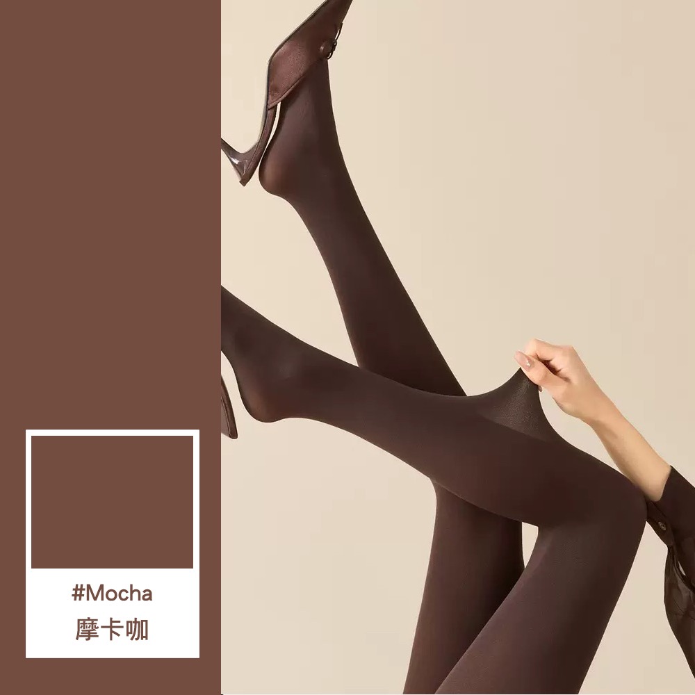 高級啞光🩶80D天鵝絨褲襪 美拉德咖色 安哥拉紅 格雷系灰 miu系 千金襪 耐勾褲襪-規格圖8