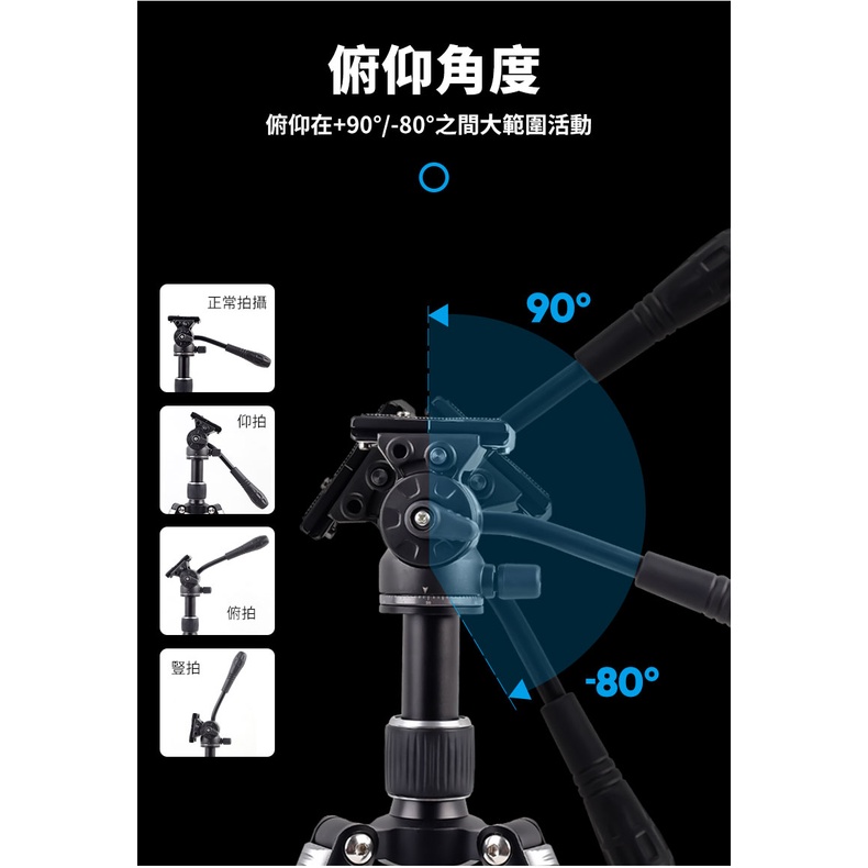 XILETU 喜樂途 LS-2A 迷你油壓雲台 阿卡標準 手機雲台 攝影雲台 迷你雲台 直播雲台 益祥公司貨-細節圖6