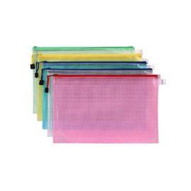 CS-338 A3網狀拉鍊袋 收納袋 收納袋 資料套 資料袋 文件套（5色可選) 【偉旗文具】-細節圖5