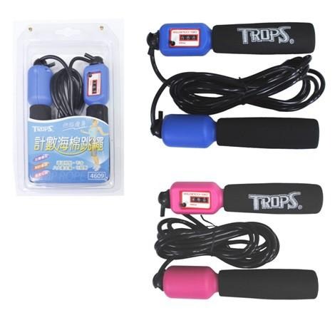 成功 4600 透明實心跳繩 / 4609 計數泡棉跳繩 [有計數器、長度可調]-細節圖2