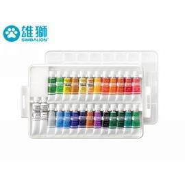 雄獅 CGP-25A 王樣不透明水彩 25色 (GCP-25A)-細節圖2