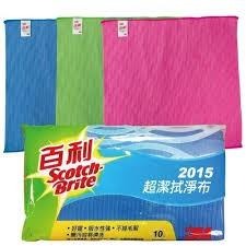 3M 2015 百利超潔拭淨布 10入裝 不掉絮 魔布 35x40cm-細節圖2