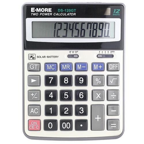 E-MORE DS-120GT 國家考試12位元專用計算機 商用型 (12位數)-細節圖2